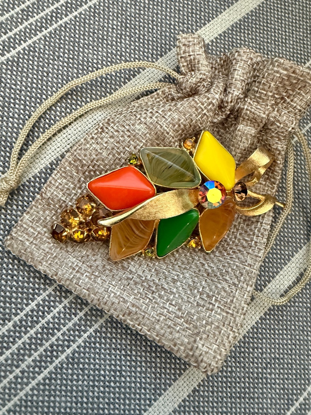 Vintage Juliana Summer Bouquet Brooch
